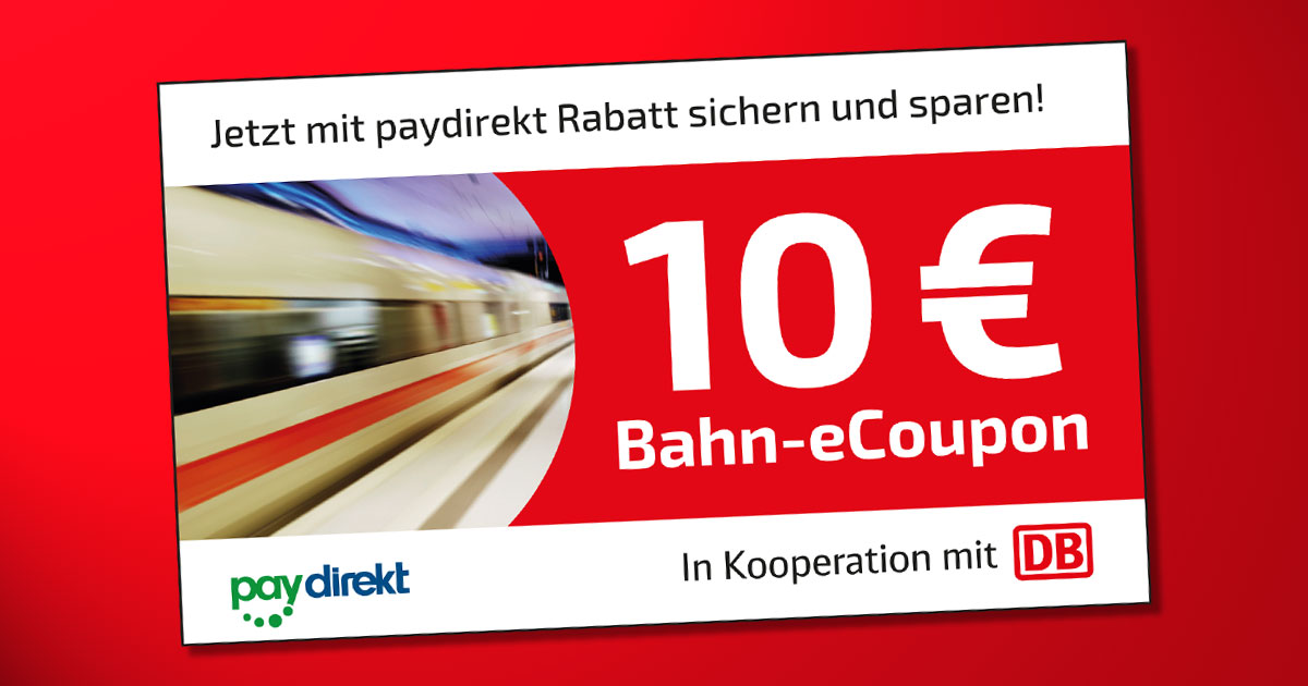 Jetzt Ihren 10€ BahneCoupon sichern!